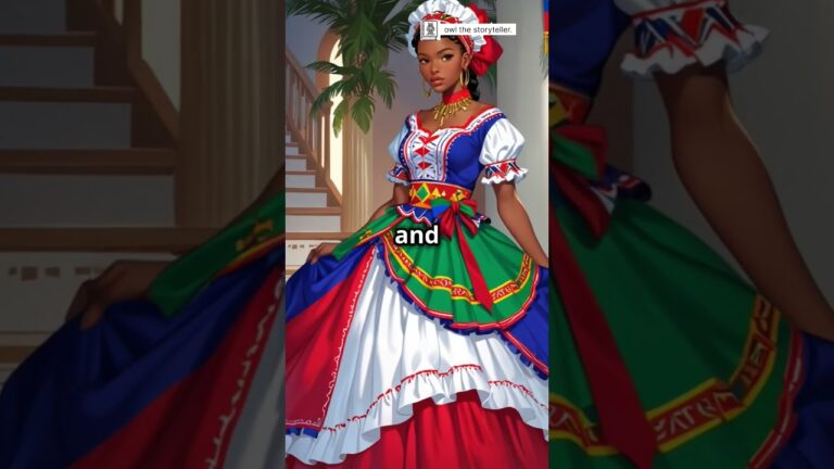 Discover Haiti's Vibrant Traditional Attire! #shorts #traditionalattire #viralshorts