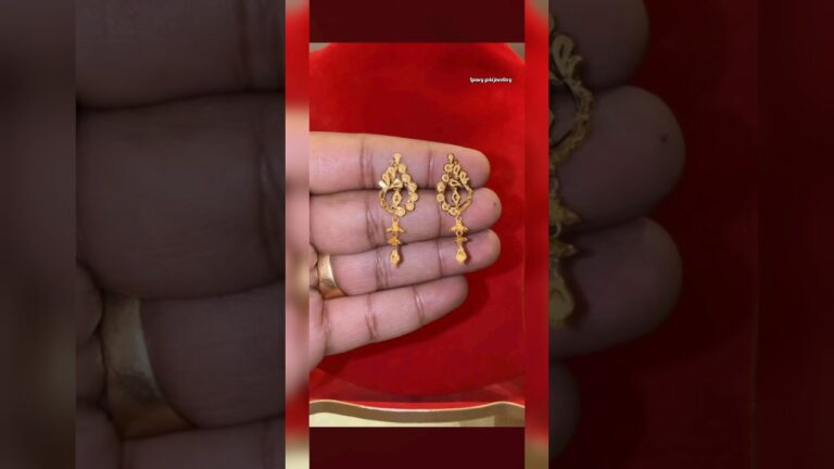 Daily wear gold earrings designs #shorts #viralshorts #earrings #shortsfeed