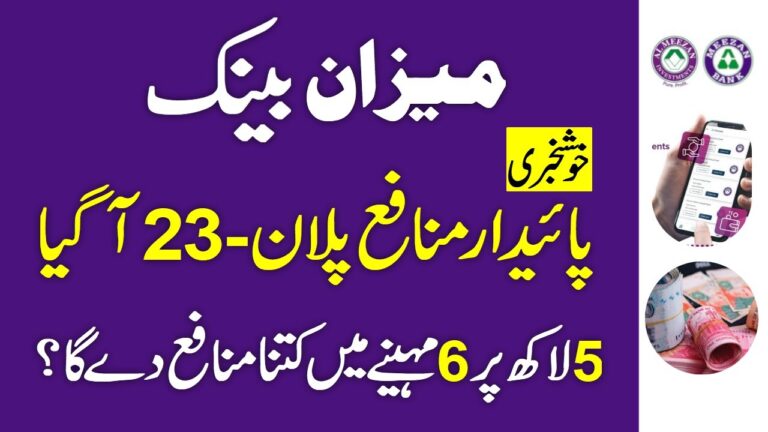 Al Meezan Bank Investment Newly Launch Paidaar Munafa Plan From August 2025 ll Meezan Mutual Funds