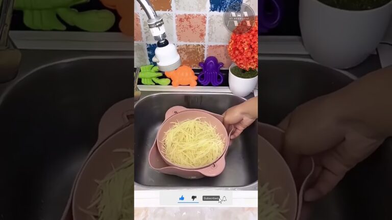 Wash, Rinse, Drain – All in One Bowl! Kitchen Must-Have #home #Kitchen