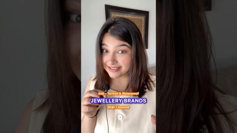 Anti – Tarnish & Waterproof Jewellery Brands✨ • #youtubeshorts #ytshorts #jewellery #shorts