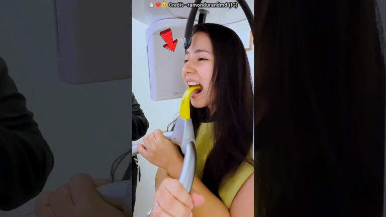 This Lady Totally Misunderstood the Dentist’s Instructions! 😂🦷 #dentist #funny