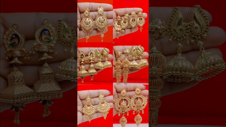 😲सोने की सुंदर इयररिंग की डिजाइन "#gold #earrings #design #jewellery #trendingshorts#2025#shortsfeed