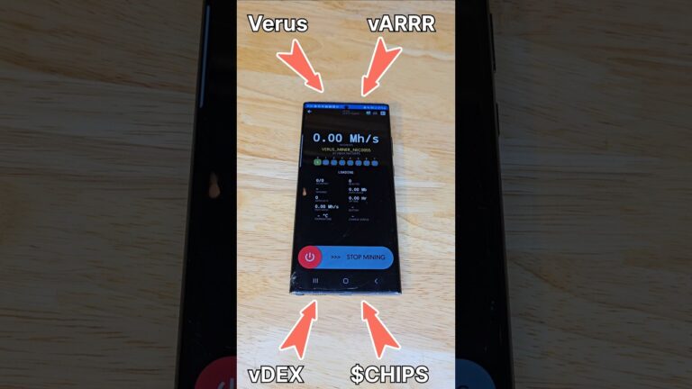 Verus Mining Update // Phone Farm 2025 \ NEW PBaaS Currency #shorts #cryptomining #phonefarm