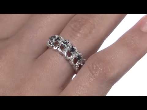 Eternity Rings, Womens Rings, Serenity Ring With Sapphire