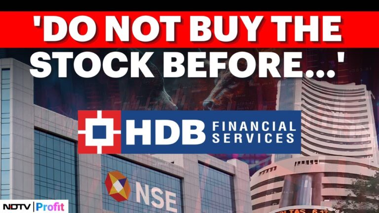 Why Experts Are Not Recommending A Buy On HDB Fin Stock Post Q1 Results | HDB Financial Stock Review