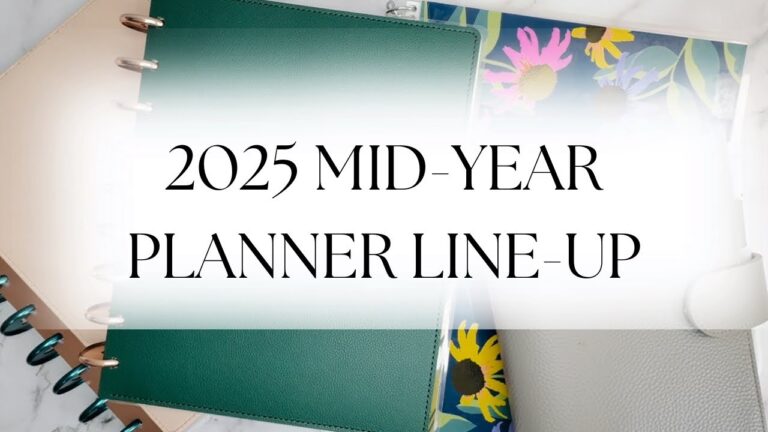 2025 Mid-Year Planner Line-up | Planner Refresh | Creative, Work, Catch-all, and On the Go Planners