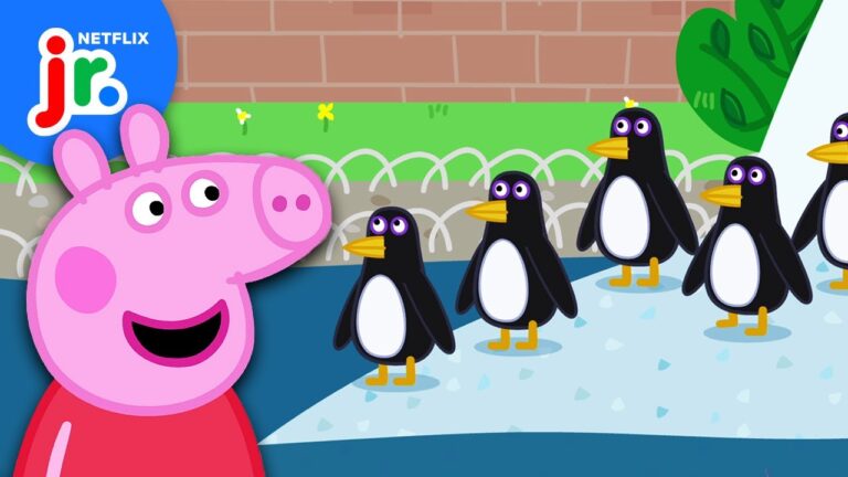 Peppa Sees Penguins at the Zoo! 🐧 Peppa Pig | Netflix Jr
