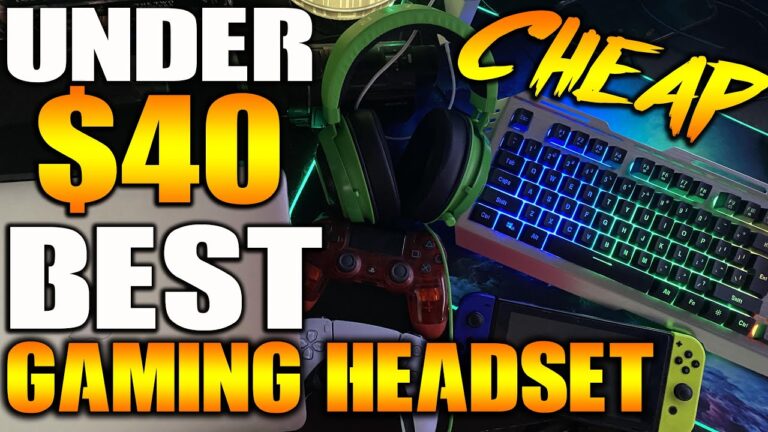 Cheap Amazon PS5 Gaming Headset 2023 "Worth it?"