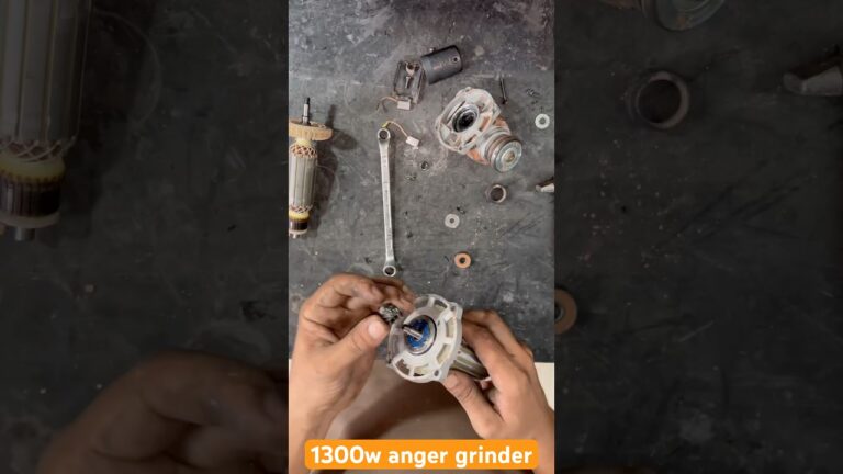 1300w anger grinder armature service completely video #automobile #machine # power #tools #grinder