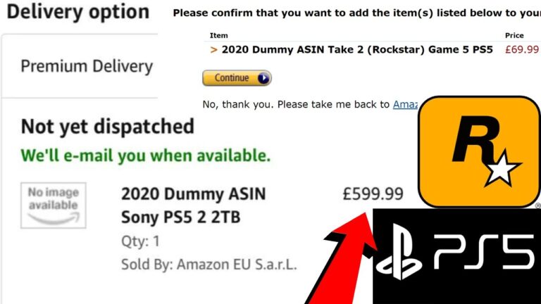 PS5 Price Leak and Rockstar Games 2020 Release Leaked By Amazon