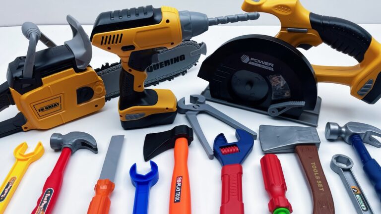 11 min to open the box, satisfied with the electric screwdriver, screw assembly toolbox | Toy Review