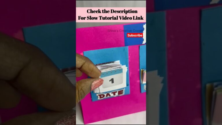 #shorts|How to make New Year 2022 Desk calendar| DIY Calendar|Handmade Desk calendar|New Year Crafts