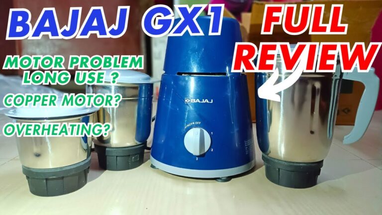 Bajaj GX1 500 w Mixer Grinder Review – Bajaj gx1 mixer grinder with 3 jar
