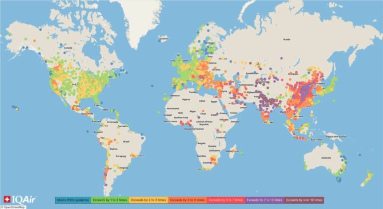 IQAir report shows the best and worst places for air quality in 2021