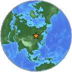 Light earthquake, 4.3 mag has occurred near Bagdarin in Russia