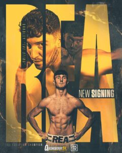 European champion Bradley Rea signs with Frank Warren