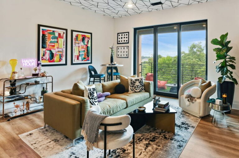 Before & After: Eclectic Reading Room and Home Office Design