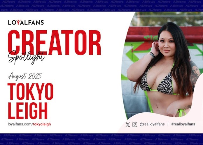 Tokyo Leigh Named LoyalFans’ Featured Creator for August