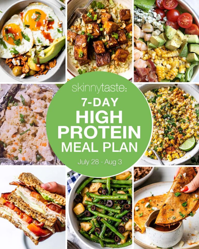 7 Day High Protein Diet Meal Plan