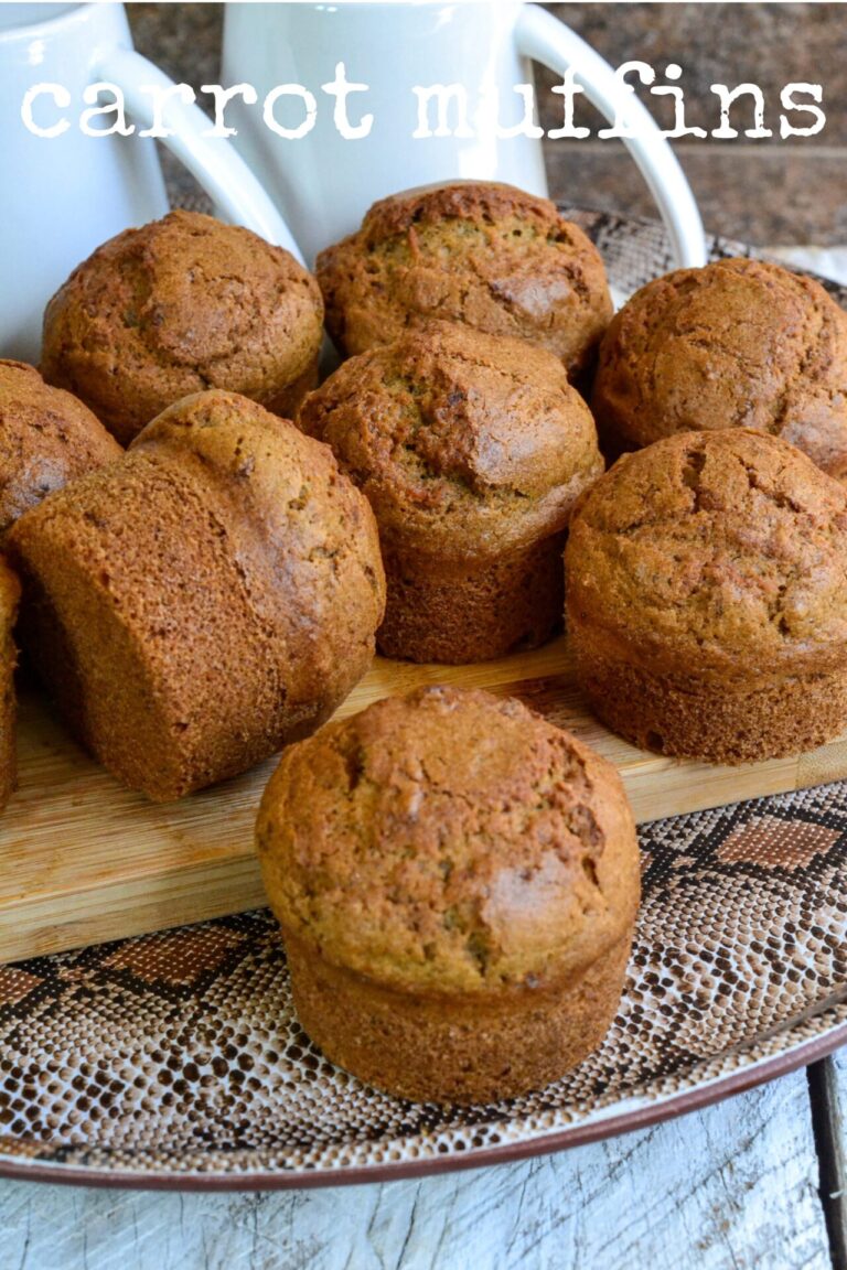 Moist, Homemade Carrot Muffins