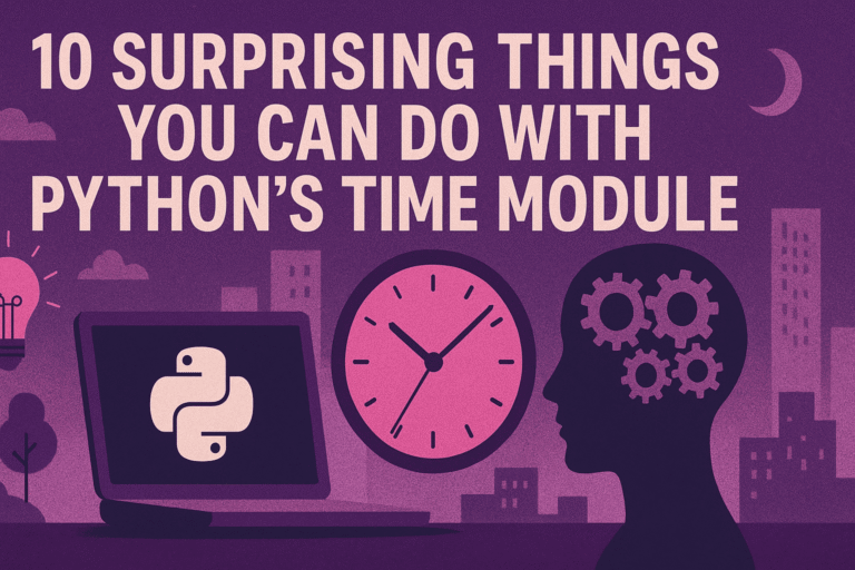 10 Surprising Things You Can Do with Python’s time module