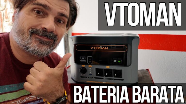 Bateria BARATA anti-apagones. VTOMAN Flashspeed 1500.
