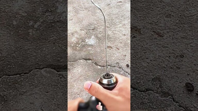 Practical skills for unclogging sewers with an electric drill 🛠️💡🚽🧽