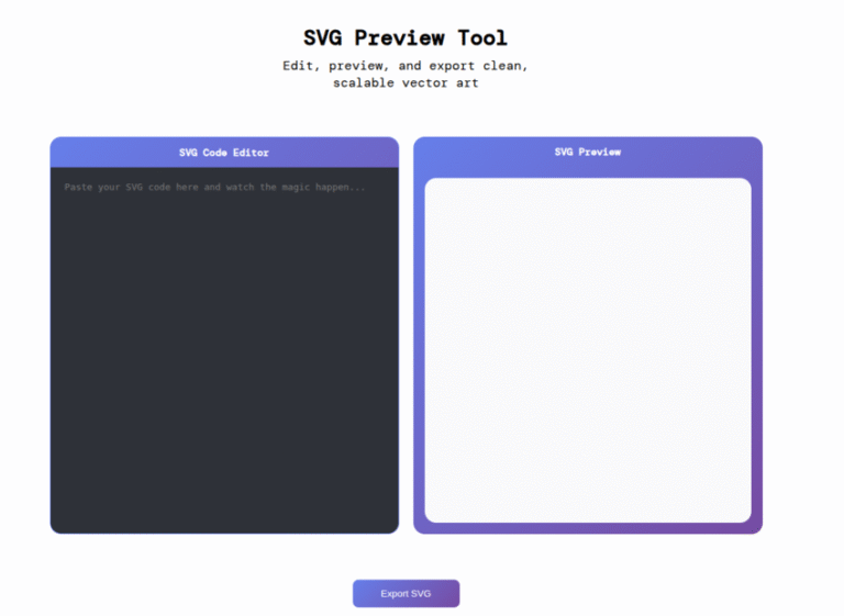 How to create an SVG viewer in HTML, CSS, and JavaScript