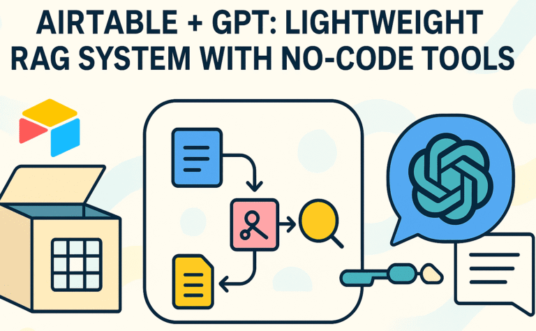 Airtable + GPT: Prototyping a Lightweight RAG System with No-Code Tools