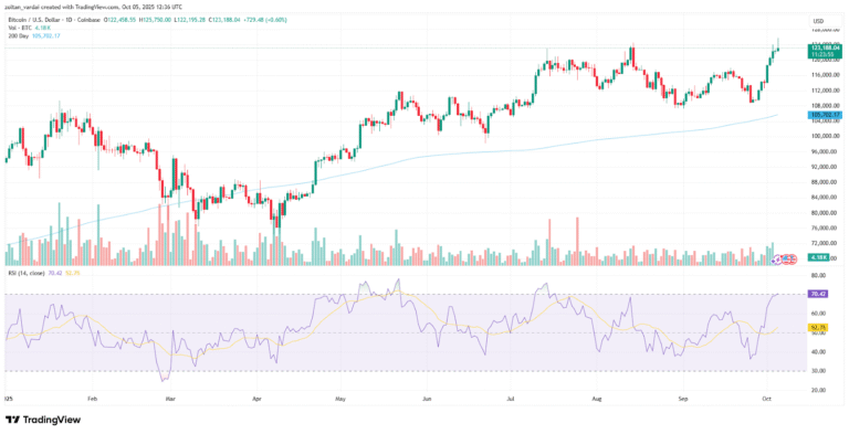 Bitcoin’s $125k Record Fueled By US Gov’t Shutdown, Macro Factors: Analysts
