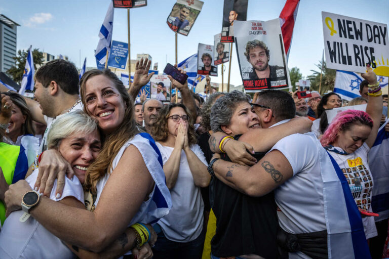 Friends and Family Celebrate Return of Israeli Hostage