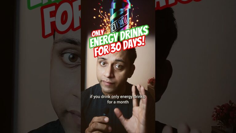 1 Month On Energy Drinks! 😱