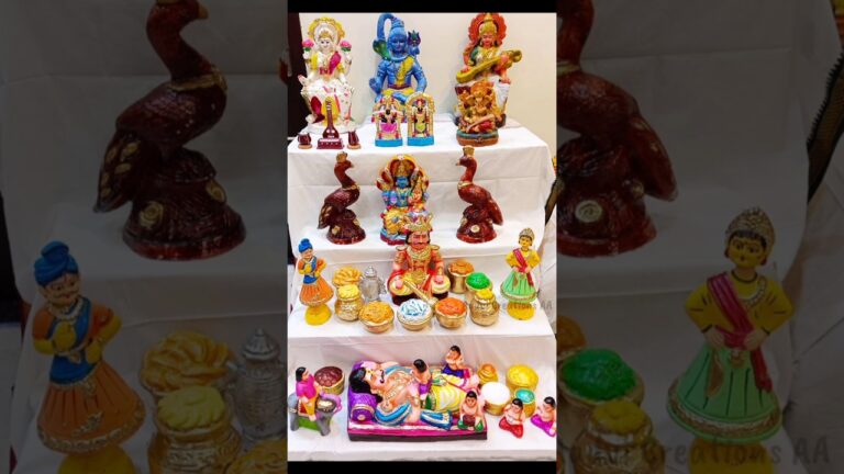 Navaratri doll decoration ideas🎎 #shorts2024