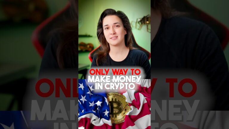 Only Way To Make Money In Crypto
