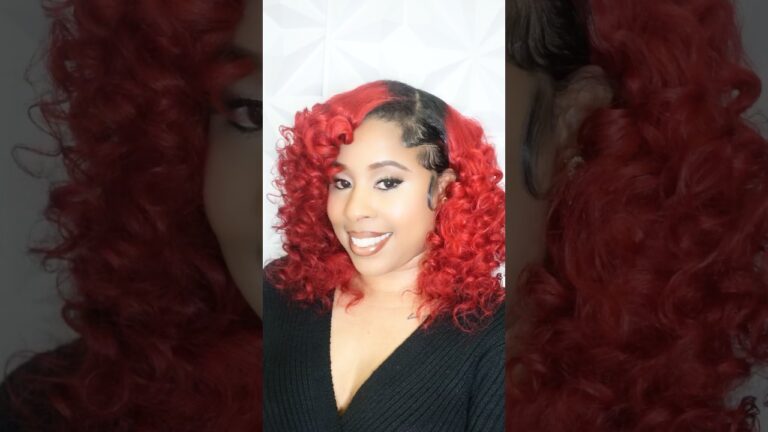 Quick Perm Rod Set On Blown Out Hair! #hairstyles #naturalhair #naturalhairstyles #tutorial