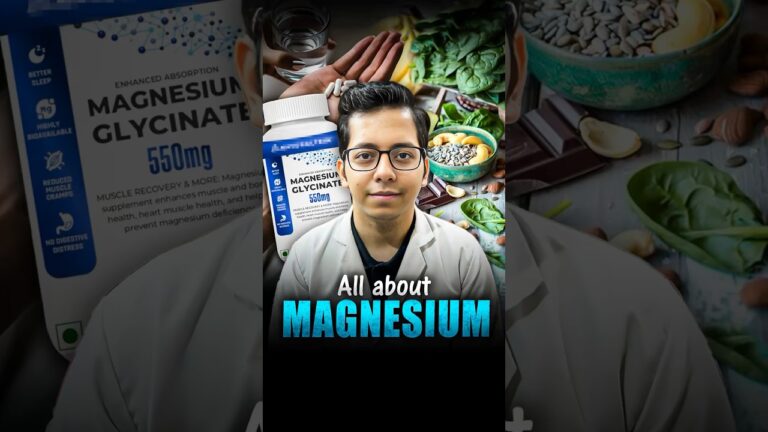 All About Magnesium | Best Magnesium Supplement ? | Dt.Bhawesh | #diettubeindia #dietitian #shorts