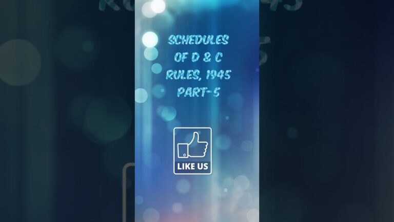 Schedules of D & C rules,  1945 #part-5 #Pharmaceutical Jurisprudence #pharmacy