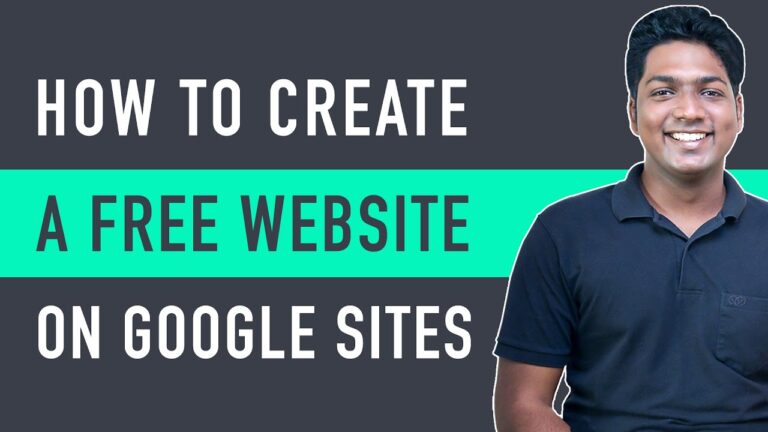 How to Make A Free Website on Google Sites (in just 5 steps)