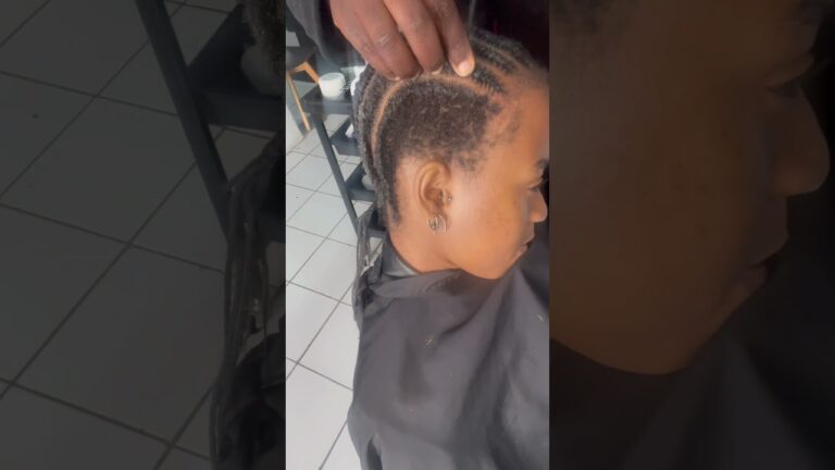 📍Brownsburg Indiana  Short hair needle cornrows #healthyhair #naturalhair #cornrows #needlework