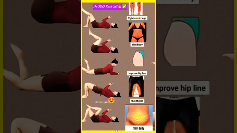 Exercises for a full body workout at home#shorts #weightloss #stomachworkout #abdominalworkout