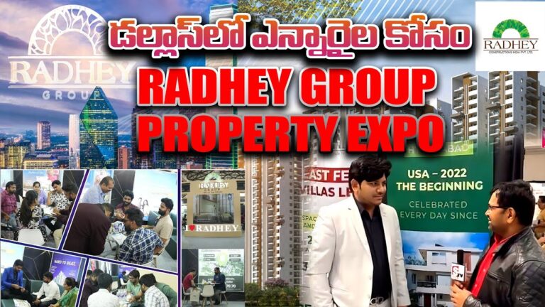 Radhey Group Hyderabad Property Expo in USA | Best NRI Investment Opportunities