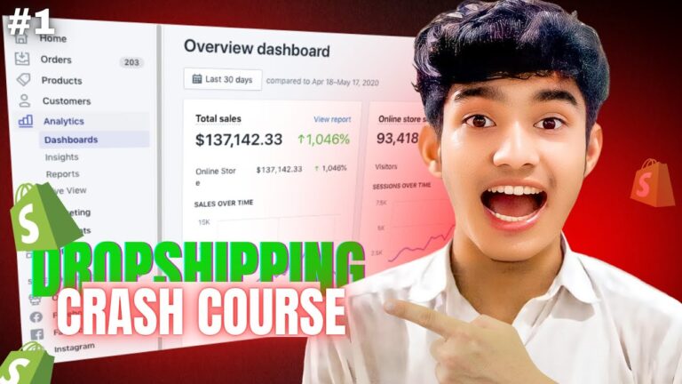 Shopify Dropshipping Complete Course Beginner Friendly💥|  Part 1 |