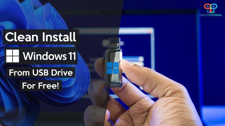 How to Install Windows 11 From USB Flash Drive (Complete Tutorial)