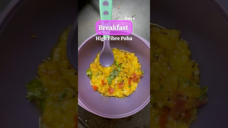 Breakfast For 8m+ #babyfood #toddlerfood #breakfast #healthyparenting #healthybreakfast #babyfood