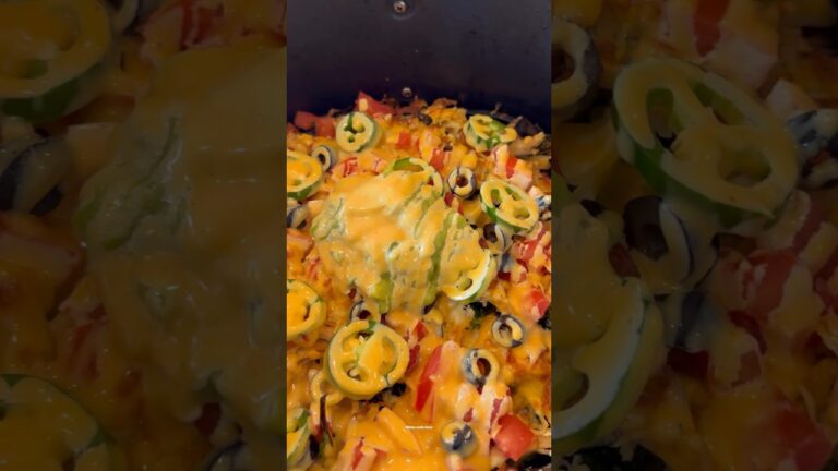 Easy Airfryer Nachos 🥰  (Low Carb + Keto Friendly!)
