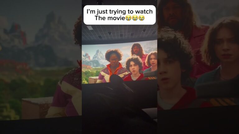 A Minecraft movie for free #minecraft #minecraftmovie
