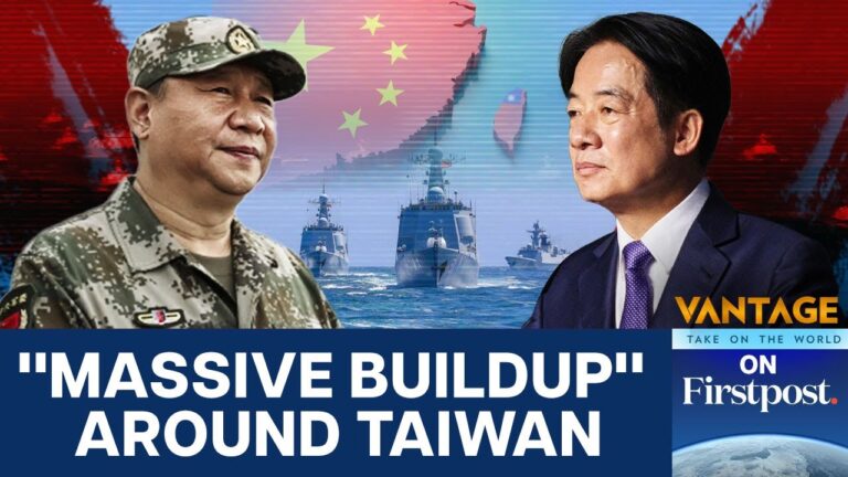 China’s Military Buildup Near Taiwan Sparks Global Alarm | Vantage on Firstpost
