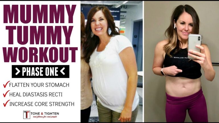 Mummy Tummy Workouts – Postpartum Ab Exercises – Diastasis Recti Safe Workout