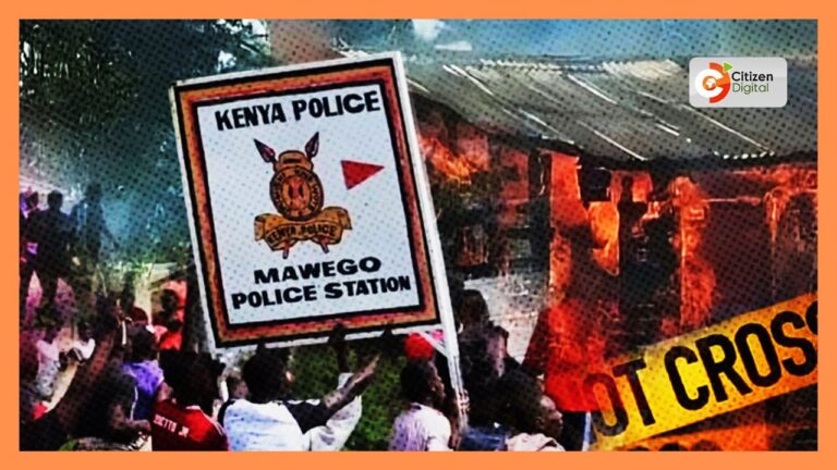 Fury as angry youth storm and torch Mawego Police Station over brutal murder of Albert Ojwang' Mushenee